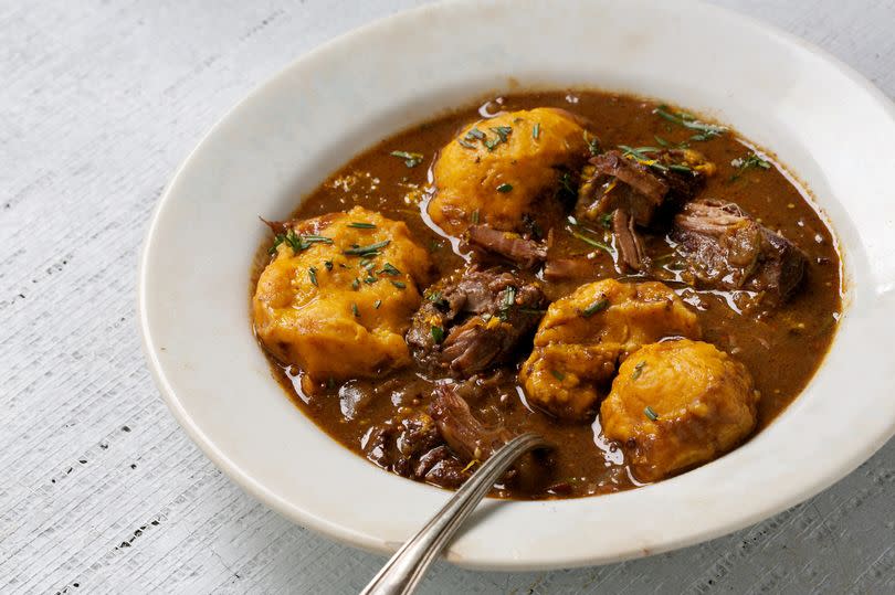 Beef Stew With Potato Dumplings