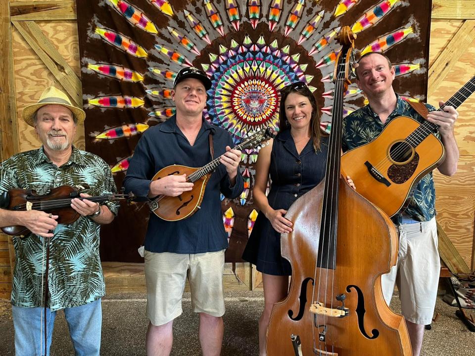 Raisin Cane brings bluegrass twang to Blue Tavern on Saturday, May 4, 2024.