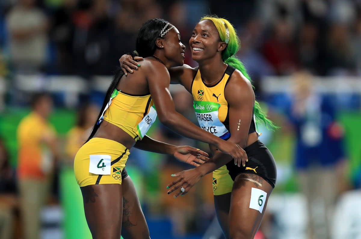 Jamaican track duo Elaine Thompson (left) and Shelly-Ann Fraser-Pryce are set to star in Birmingham (Mike Egerton/PA) (PA Archive)