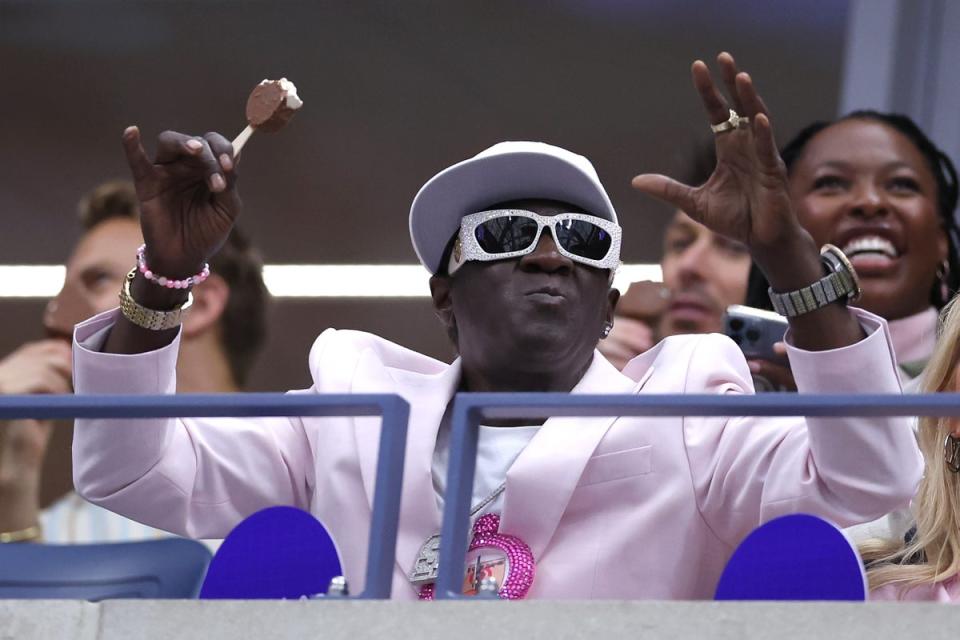 Flavor Flav attends ths US Open on September 7 (Getty Images)