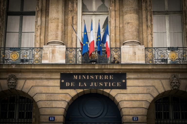 Le bâtiment du ministère de la Justice à Paris (Photo d'illustration). - LIONEL BONAVENTURE © 2019 AFP