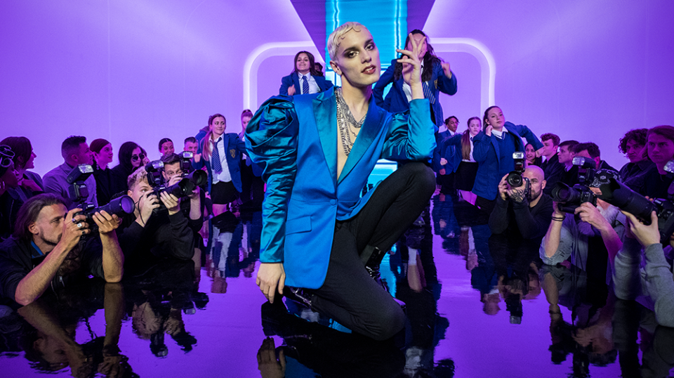 Based on the West End musical of the same name, "Everybody's Talking About Jamie" tracks 16-year-old Jamie's (Max Harwood) quest to become a drag queen.