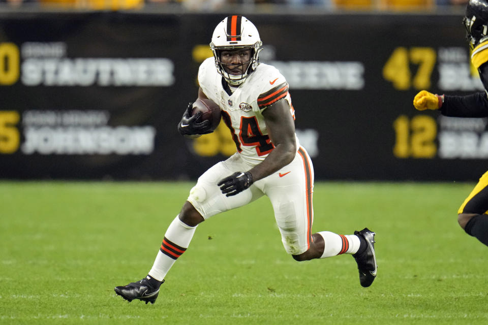 Jerome Ford will take over as Cleveland's featured running back. (AP Photo/Gene J. Puskar)