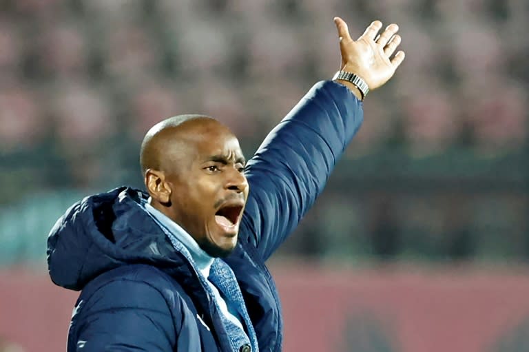 Mamelodi Sundowns coach Rulani Mokwena has won two South African Premiership titles in a row (Khaled DESOUKI)