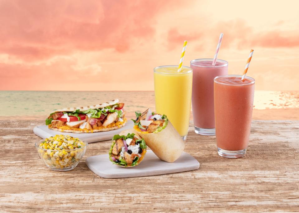 Some of the offerings from Tropical Smoothie Café's menu. The chain will open a Gadsden location at 931 Rainbow Drive.