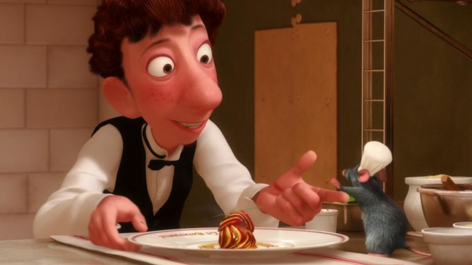 Remy and Linguini in Ratatouille