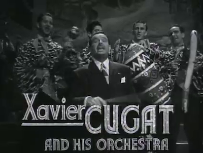 Xavier Cugat y su orquesta en la película <em>Two Girls and a Sailor</em>. <a href="https://commons.wikimedia.org/wiki/File:Xavier_Cugat_in_Two_Girls_and_a_Sailor_(1944).png" rel="nofollow noopener" target="_blank" data-ylk="slk:Wikimedia Commons;elm:context_link;itc:0;sec:content-canvas" class="link ">Wikimedia Commons</a>