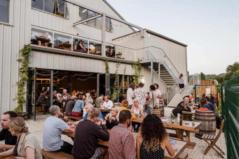 Greg Pilley opened the organic Stroud Brewery in 2006, and vowed to rely on locally grown organic barley (Martin Phelps)