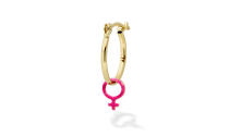 <p>Alison Chemla is the founder and creative director of Alison Lou, an NYC-based jewelry brand. In honor of IWD, Chemla has launched the <a rel="nofollow noopener" href="https://www.alisonlou.com/collections/girl-power-1" target="_blank" data-ylk="slk:Girl Power collection;elm:context_link;itc:0;sec:content-canvas" class="link ">Girl Power collection</a>, 30% of whose proceeds will benefit <a rel="nofollow noopener" href="https://www.plannedparenthood.org/" target="_blank" data-ylk="slk:Planned Parenthood;elm:context_link;itc:0;sec:content-canvas" class="link ">Planned Parenthood</a>.<br><br>Girl Power Single Huggy Hoop, $215, <a rel="nofollow noopener" href="https://www.alisonlou.com/collections/girl-power-1/products/girl-power-single-huggy-hoop" target="_blank" data-ylk="slk:alisonlou.com;elm:context_link;itc:0;sec:content-canvas" class="link ">alisonlou.com</a> </p>