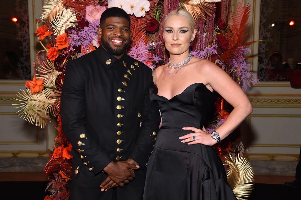 Lindsey Vonn and P.K. Subban