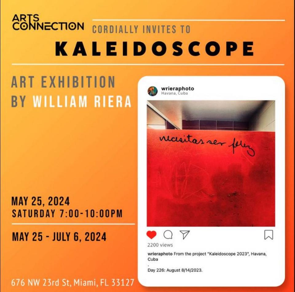 ‘Kaleidoscope’, exhibición de arte de William Riera en Arts Connection.