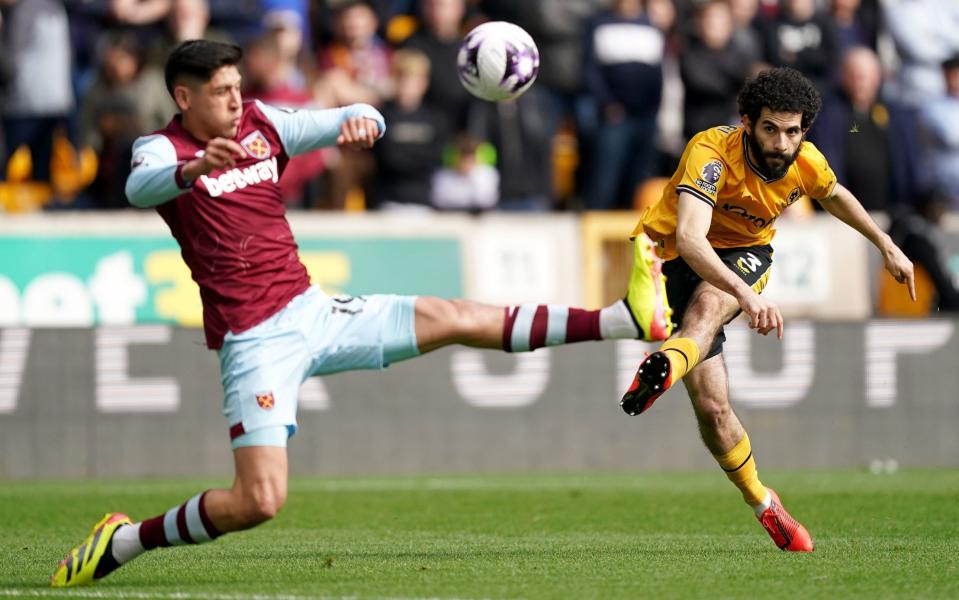 Wolves and West Ham have both gone close at Molineux