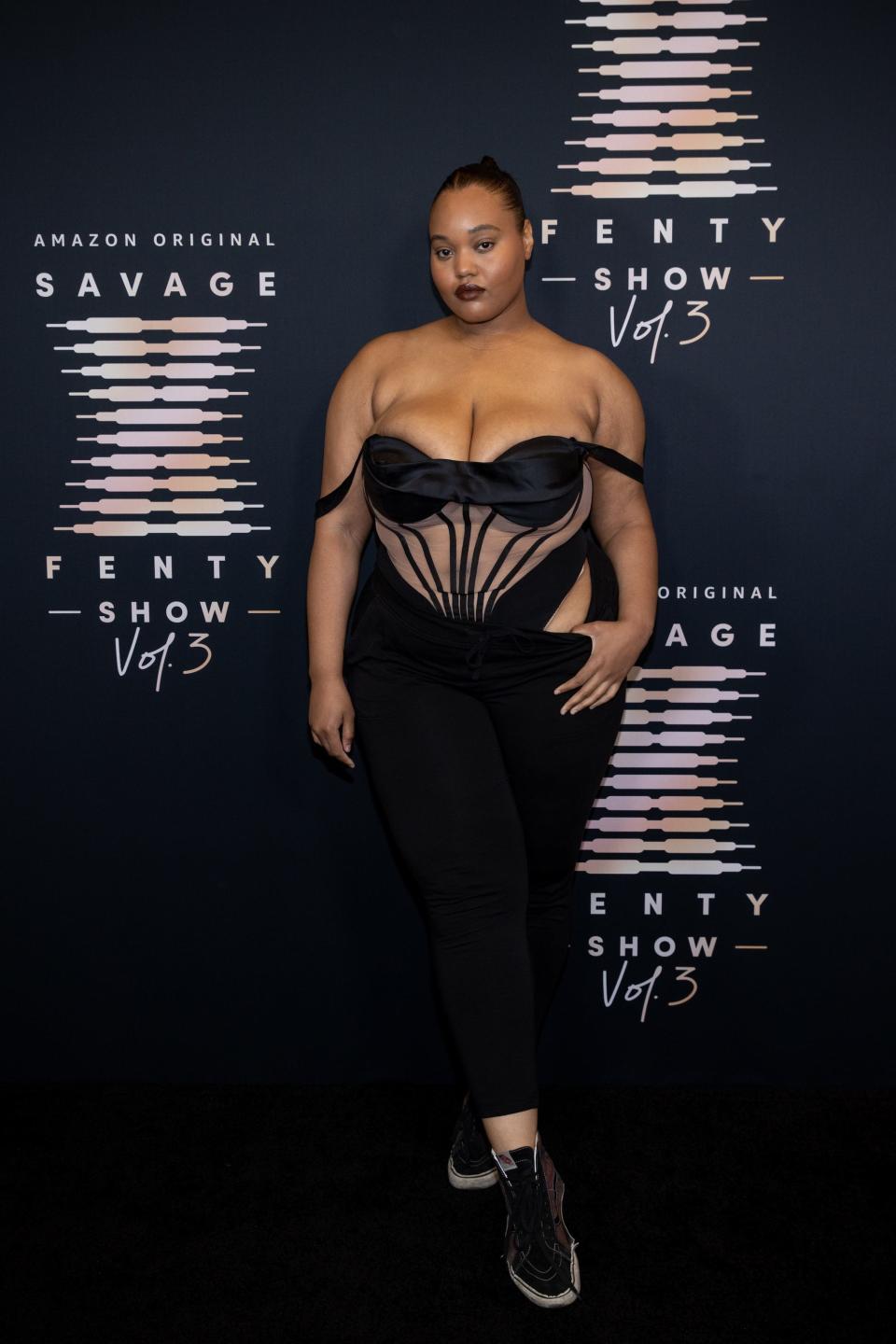 Reese Thompson attends the premiere of Savage x Fenty Vol 3.