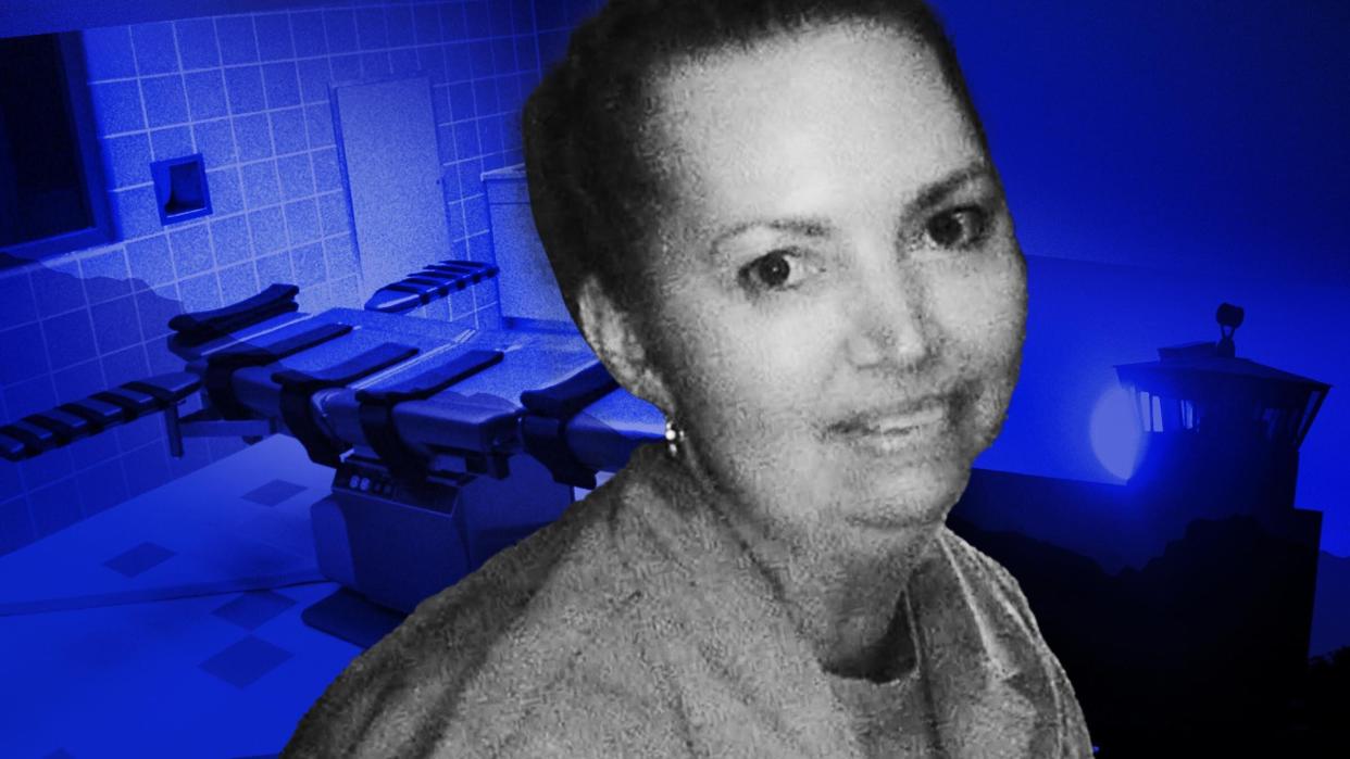 Lisa Montgomery is scheduled to be killed by lethal injection on Jan. 12.  (Photo: Illustration: HuffPost; Photos: AP/Getty)