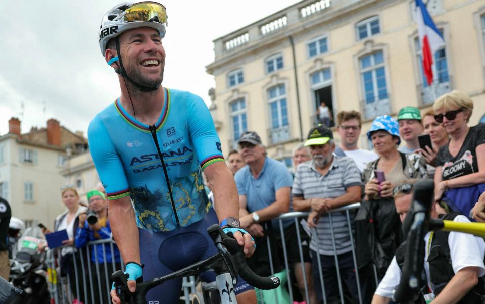 Mark Cavendish ahead of stage six