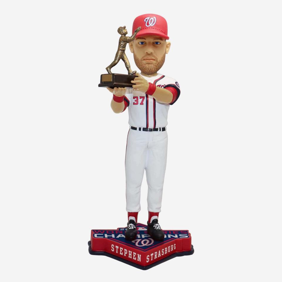 Strasburg Nationals 2019 World Series Champions MVP Bobblehead