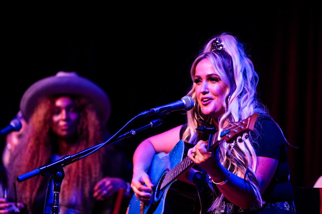 Priscilla Block performs during CMT Next Women of Country at City Winery Nashville on July 18, 2023 in Nashville, Tennessee.