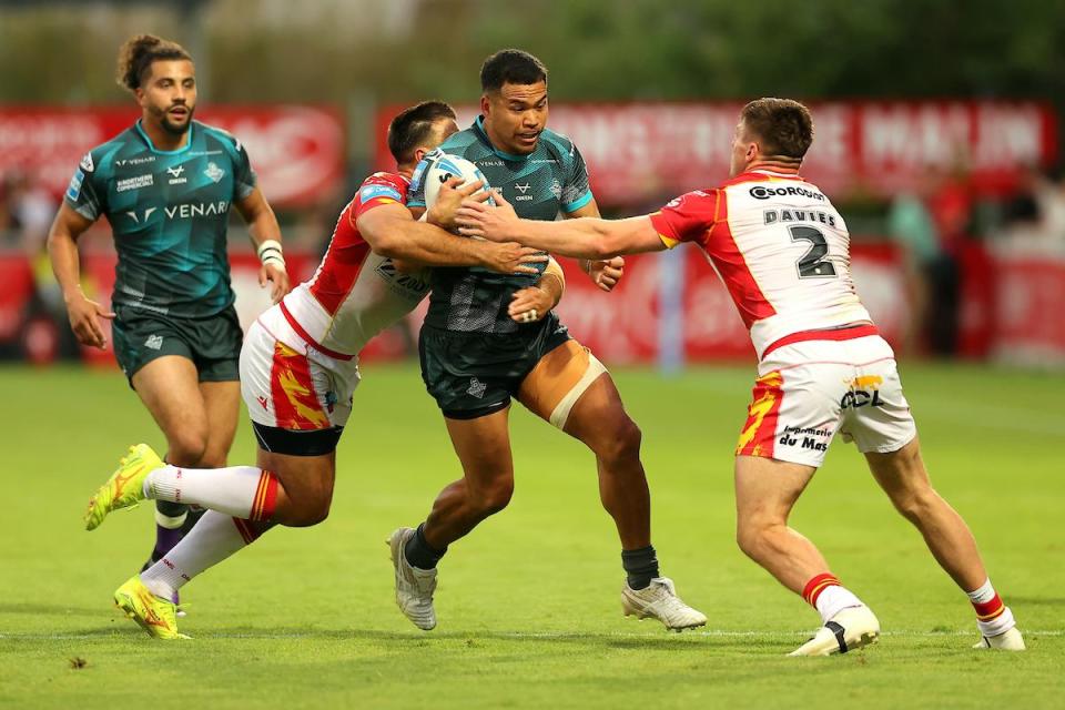 Centre Esan Marsters is missing from the Huddersfield squad that will face Warrington Wolves on Friday <i>(Image: SWPix.com)</i>