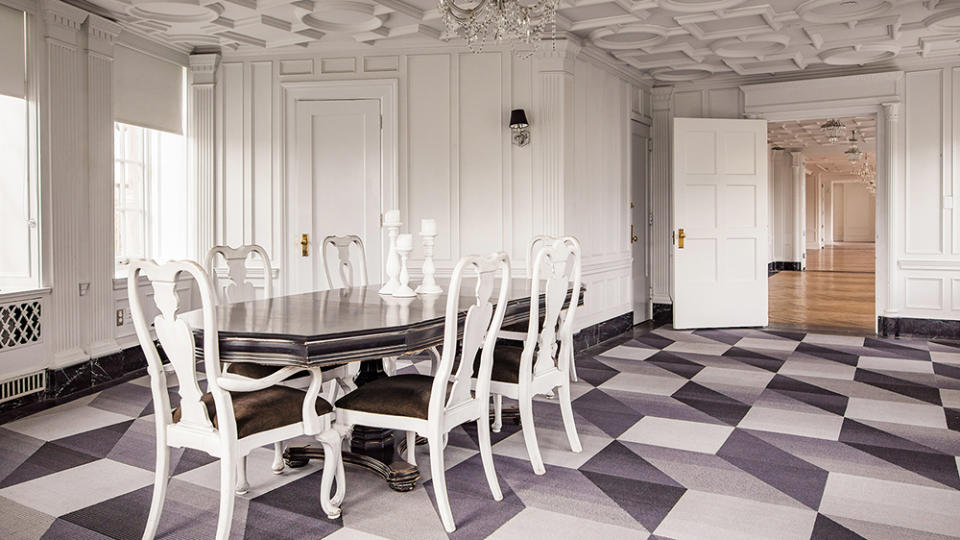 A reimagined meeting room inside the hotel. - Credit: Courtesy of The Culver Hotel