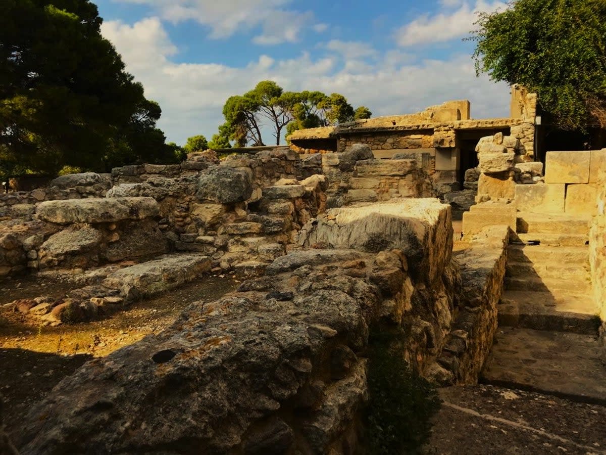 Excavations at ancient Eleutherna, Crete (Len Williams)