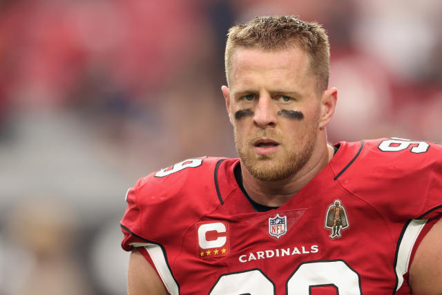 Defensive end JJ Watt looks good in his new Cardinals gear