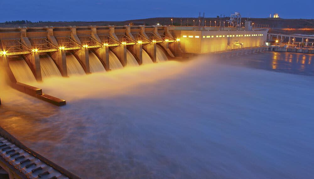 Ice Harbor Dam on the lower Snake River in southeastern Washington