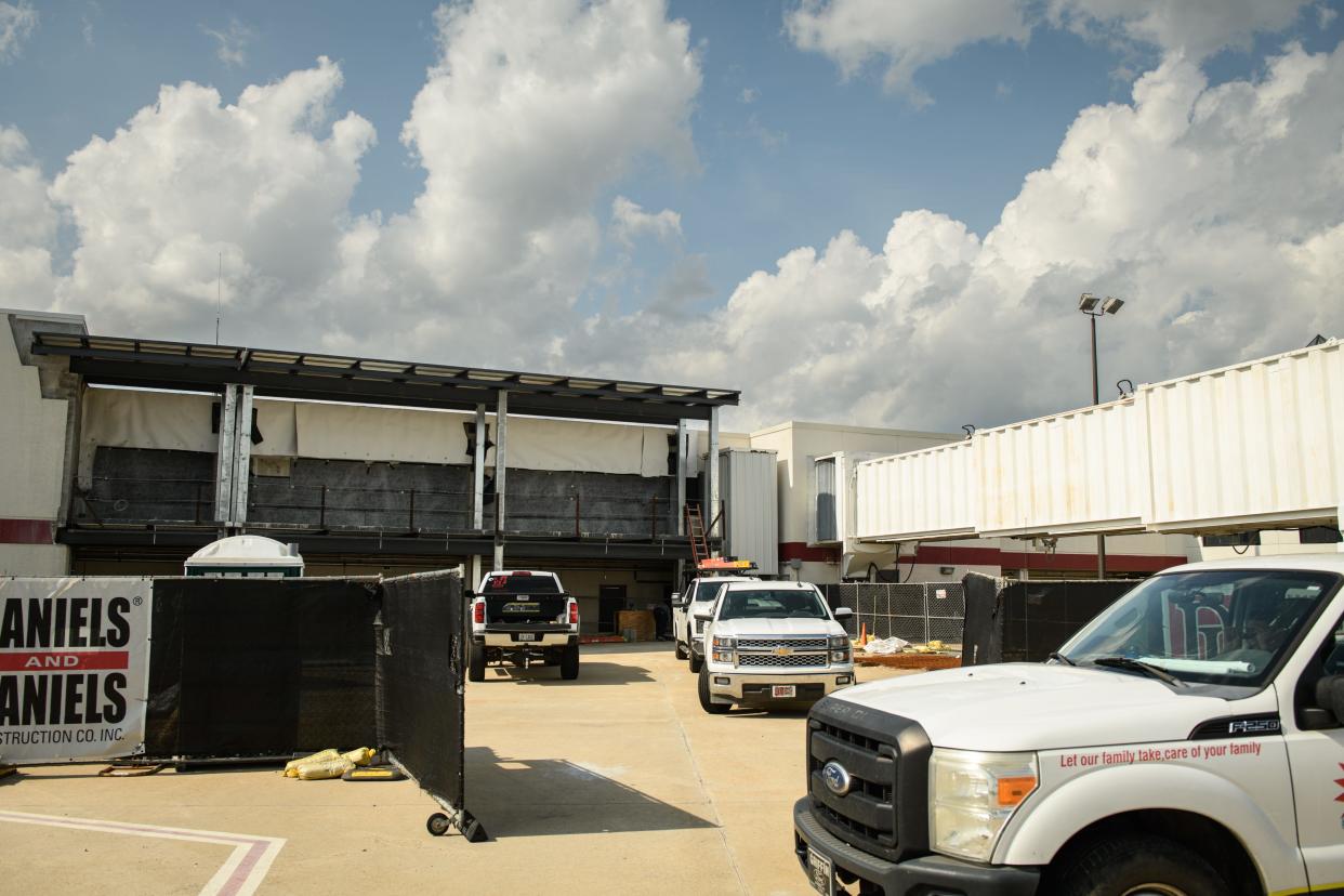 Work continues on Concourse B to expand it at Fayetteville Regional Airport on Tuesday, May 7, 2024.