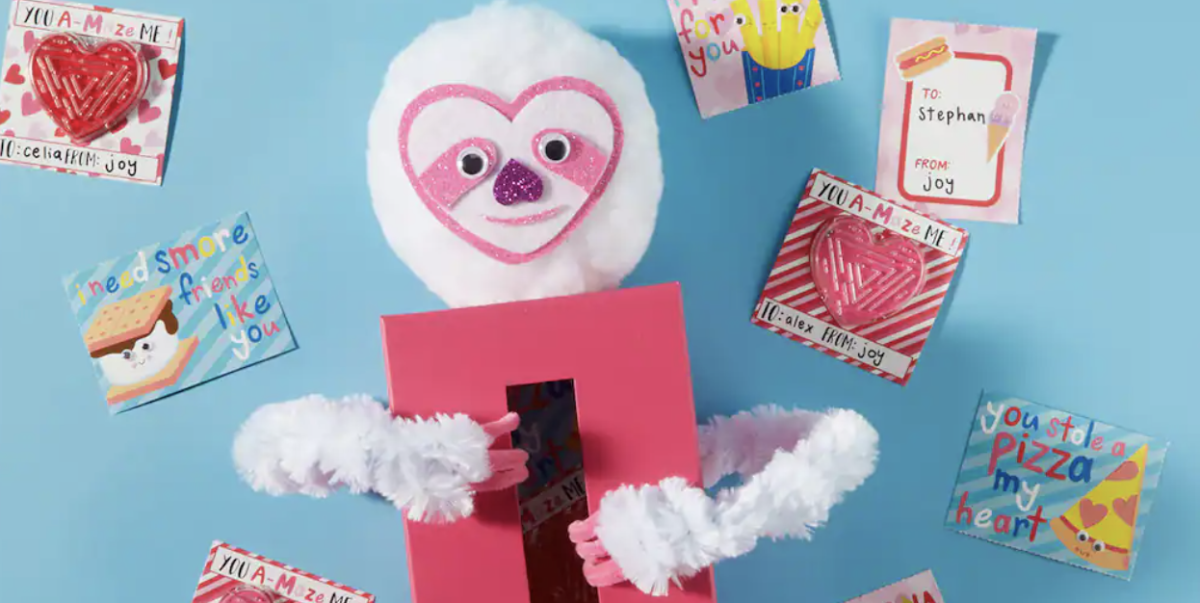 Adorable Valentine's Day wrapping paper you can make in a flash