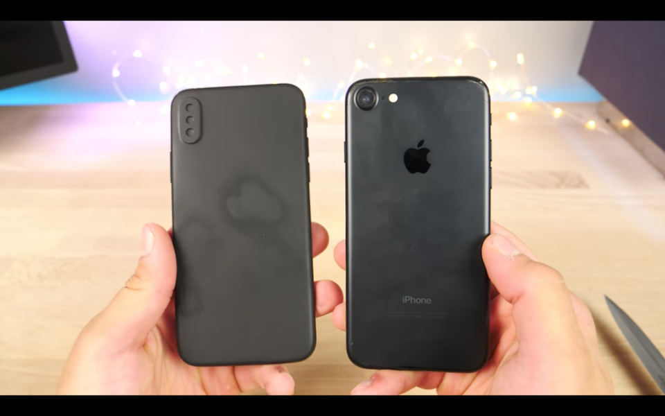 iPhone 8 模型機曝光 機身尺寸與iPhone 7相近