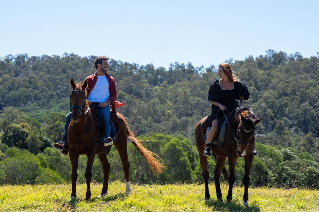 Poppy Montgomery and Darren McMullen.