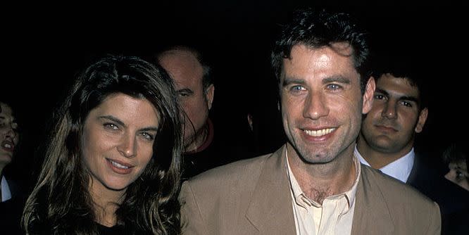 kirstie alley and john travolta photo by jim smealron galella collection via getty images