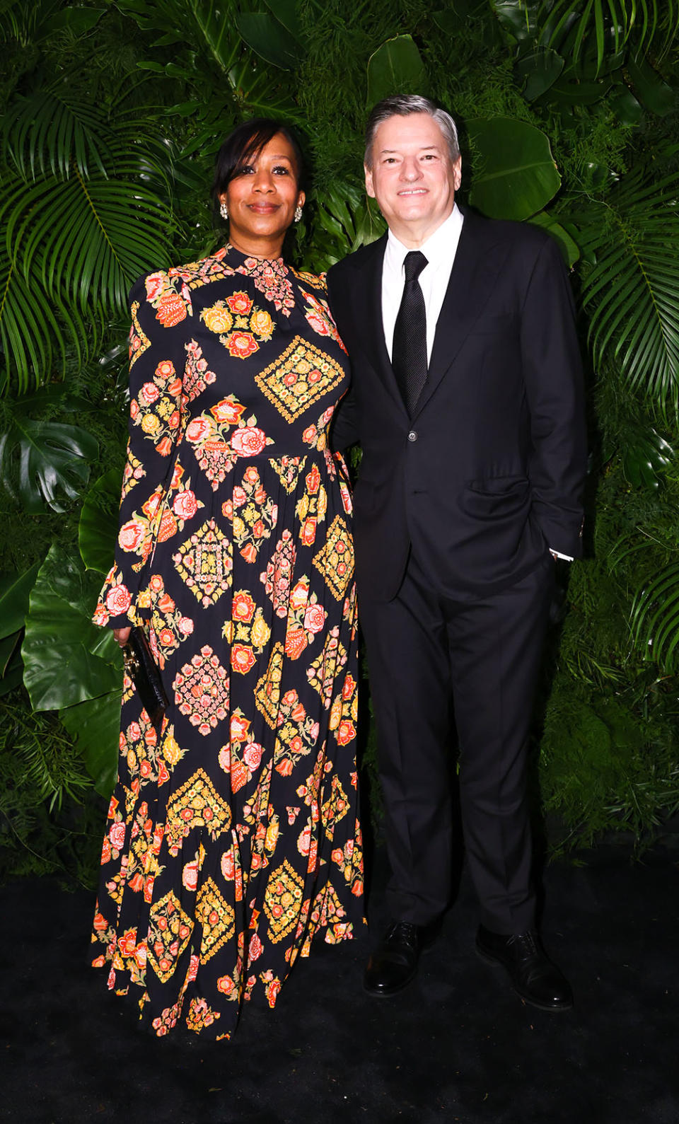 Ted Sarandos and Nicole Avant attend Chanel and Charles Finchs 14th annual pre Oscars dinner