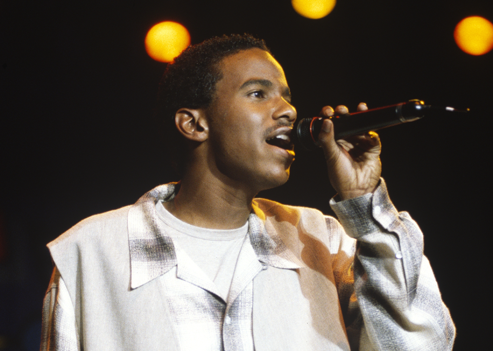 Tevin Campbell performs during KMEL Summer Jam.