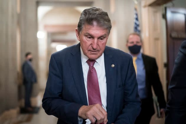 Democratic Sen. Joe Manchin helped kill the expansive Build Back Better legislation, but some Democrats hold out hope that he will sign on to a more modest climate bill. (Photo: J. Scott Applewhite/Associated Press)