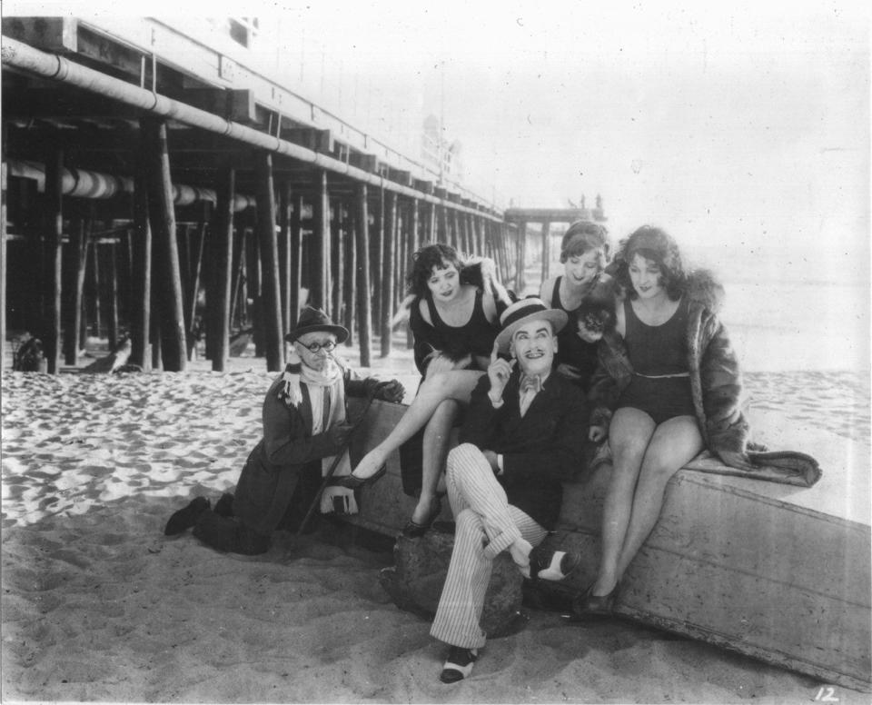 In the early 1900s, the beach was a popular location for filming. The Jacksonville Beach pier was a backdrop for this silent film.