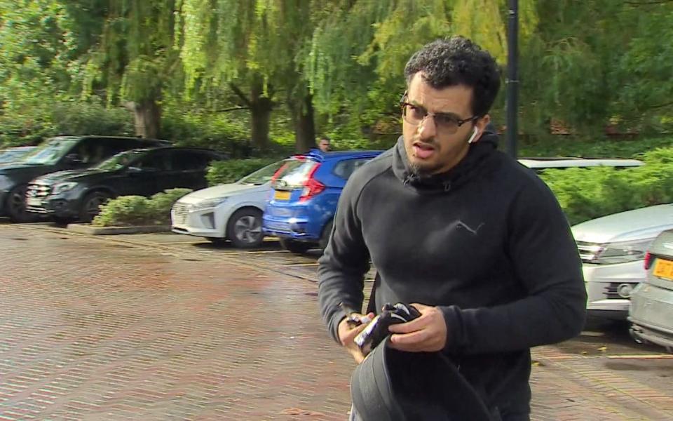 Ismail Abedi, Manchester Arena bomber Salman's eldest brother, refuses to answer questions about why he was not engaging with the inquiry - Picture courtesy of BBC News