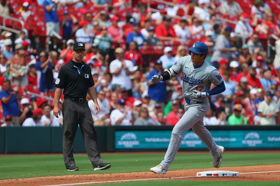 大谷翔平本季第39轟出爐。（Photo by Dilip Vishwanat/Getty Images）