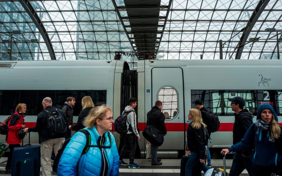 Germany, Deutsche Bahn is launching a €49-a-month (£43) pass that offers unlimited travel on the rail network - AF/GETTY