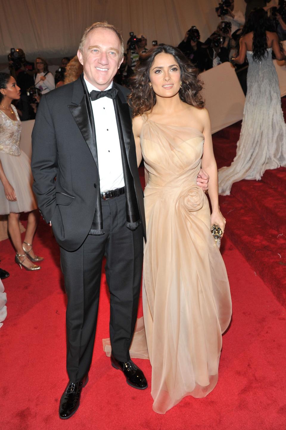 François-Henri Pinault and Salma Hayek met gala 2011