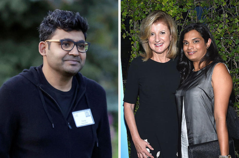 Parag Agrawal, Ariana Huffington, Vijaya Gadde