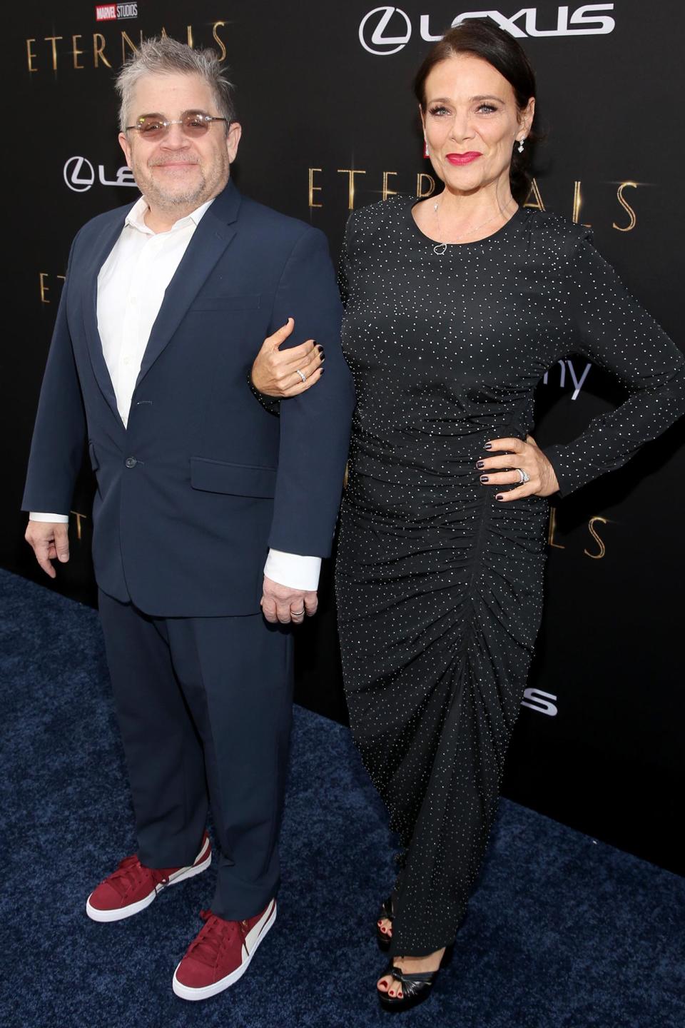 Patton Oswalt and Meredith Salenger