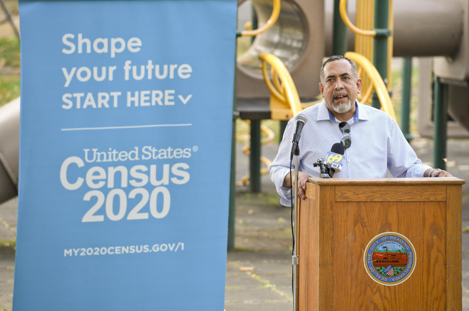 Eddie Moran is the first Latino mayor of Reading, Pennsylvania, which is majority Latino. His election in January marks a political milestone for the state's growing Latino population. (Photo: Ben Hasty/Getty Images)