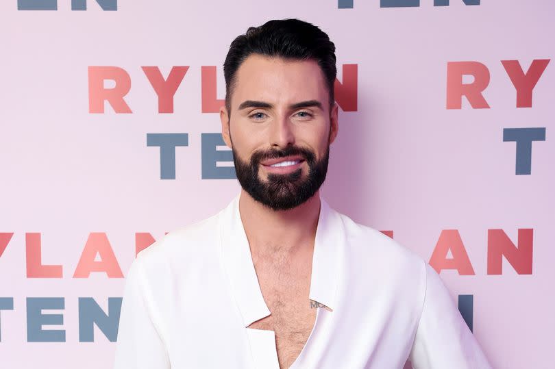 LONDON, ENGLAND - SEPTEMBER 23:  Rylan Clark attends the launch of his new book "Ten: The Decade That Changed My Future" at the BT Tower on September 23, 2022 in London, England. (Photo by Mike Marsland/Getty Images for Orion Books)