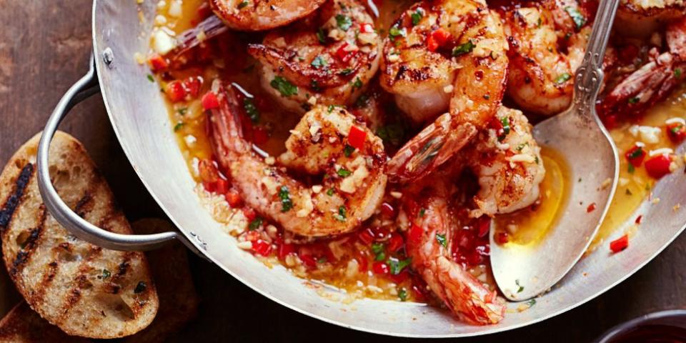 Garlic-Clove Shrimp