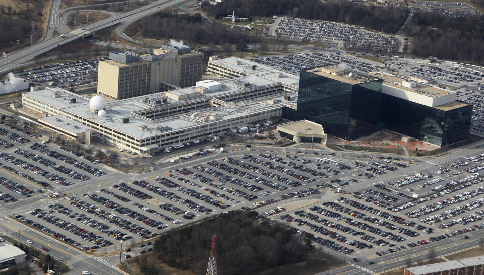 An aerial view of the National Security Agency (NSA) headquarters in Ft. Meade, Maryland, U.S. January 29, 2010.       REUTERS/Larry Downing/File Photo