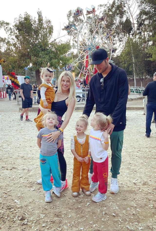 Matthew Stafford's Four Daughters Pose for First Day of School Photos