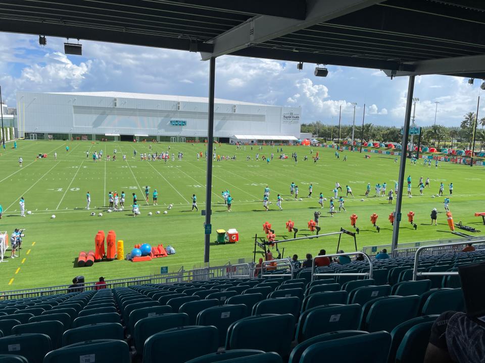 Dolphins begin practice Aug. 13, 2024