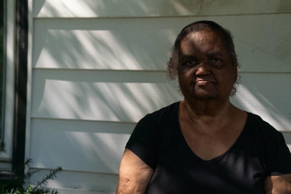 Cahokia Heights resident Sheila Gladney retired early from her job as a home nurse because of breathing issues caused by the dampness in her home from repeated flooding with sewage-contaminated water. “I loved me some work,” she said. “I was powerful at my job, I remember that.”