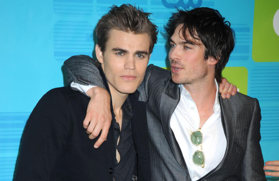Ian Somerhalder and Paul Wesley suffered anxiety on the set of The Vampire Diaries credit:Bang Showbiz