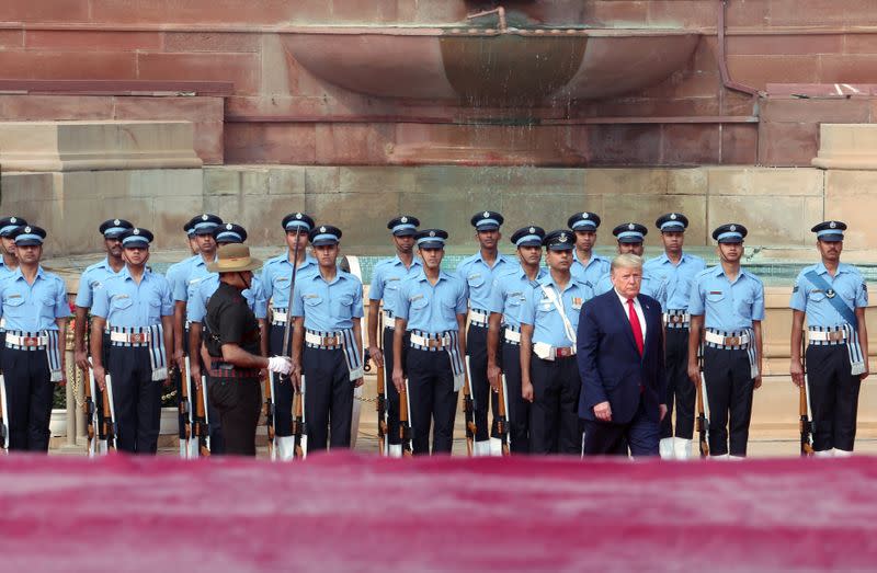 U.S. President Donald Trump visits New Delhi, India